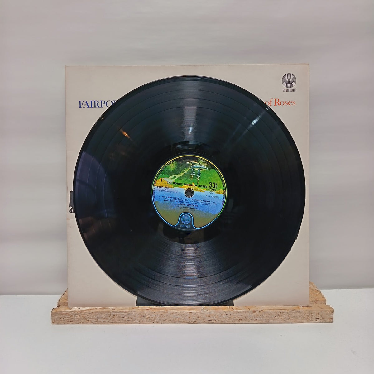 Fairport Convention the bonny bunch of roses vinyl record 1977 VG+/VG+ 9102 015