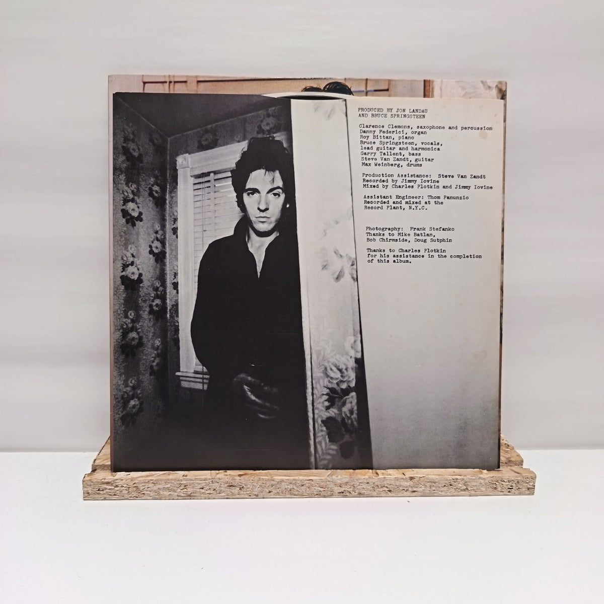 Bruce Springsteen darkness on the edge of town vinyl record VG+/VG+ 86061