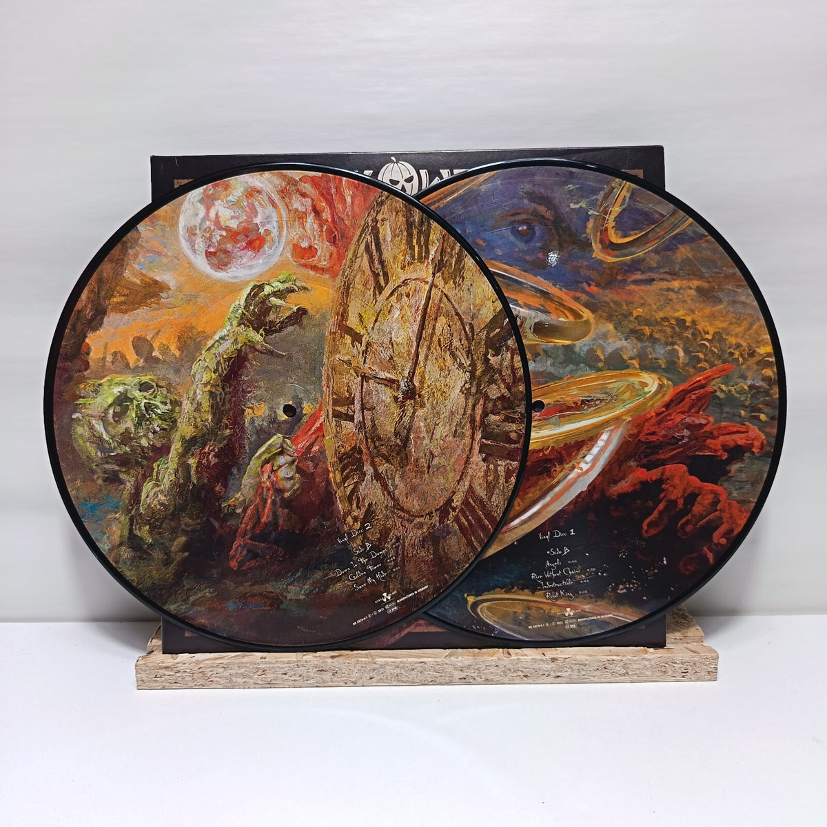 Helloween self titled double vinyl record picture disc EX/EX NBT 5878-4