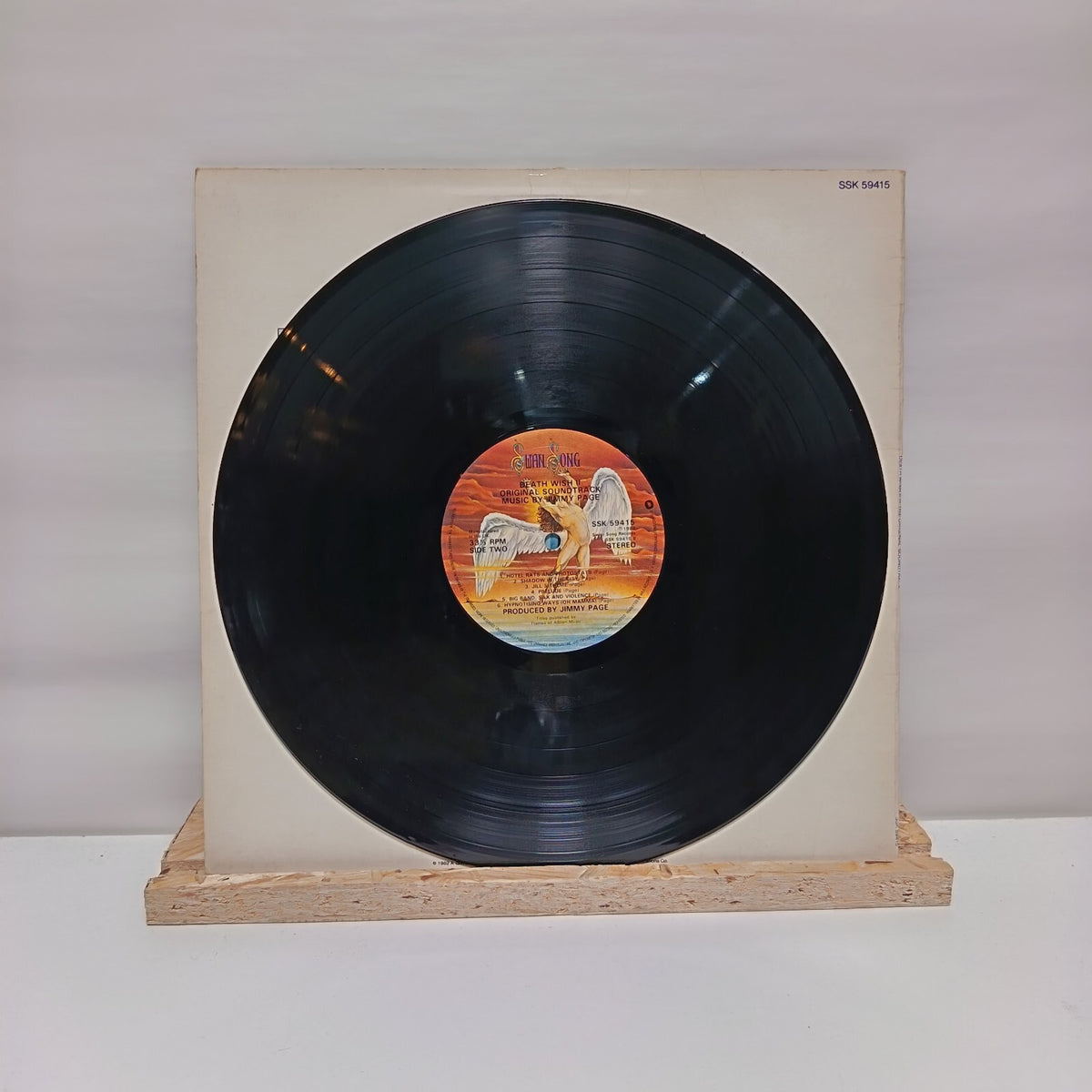 Death Wish II original soundtrack music by jimmy page vinyl record VG+/VG+