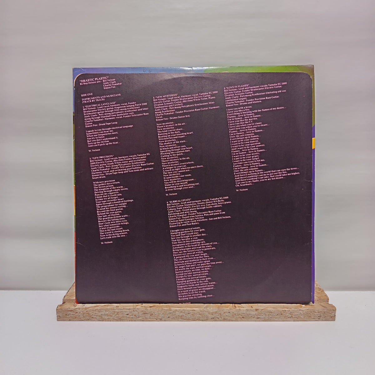 Be-Bop Deluxe drastic plastic vinyl record VG+/VG+ SHSP 4091