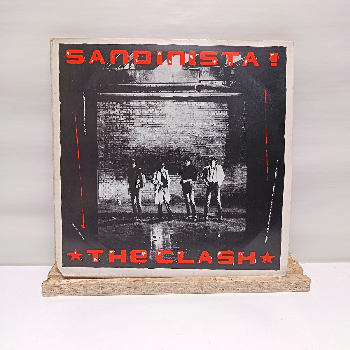 The Clash sandinista! triple vinyl record 1980 VG+/VG CBS FSLN 1