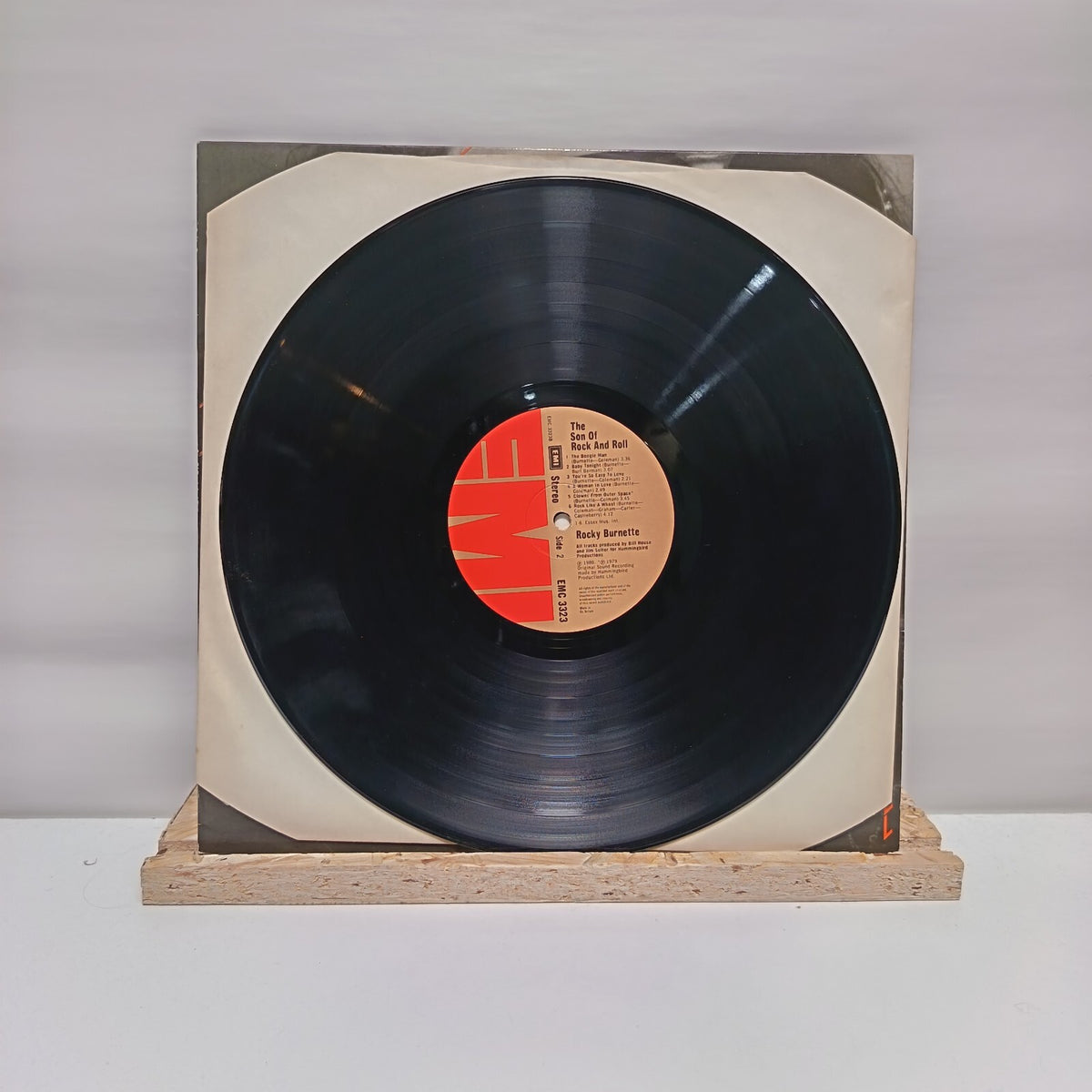 Rocky Burnette the son of rock and roll vinyl record VG+/VG+ EMC 3323