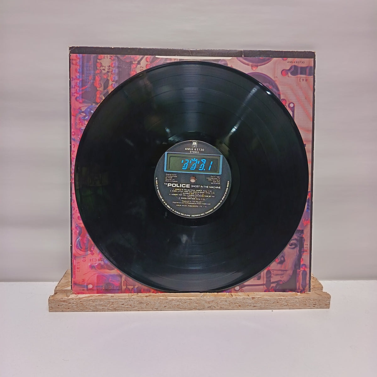 The Police ghost in the machine vinyl record VG+/VG+ AMLK 63730