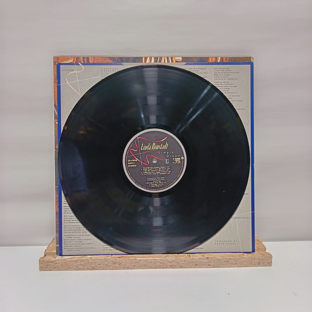 Linda Ronstadt simple dreams vinyl record VG+/VG+ K 53065