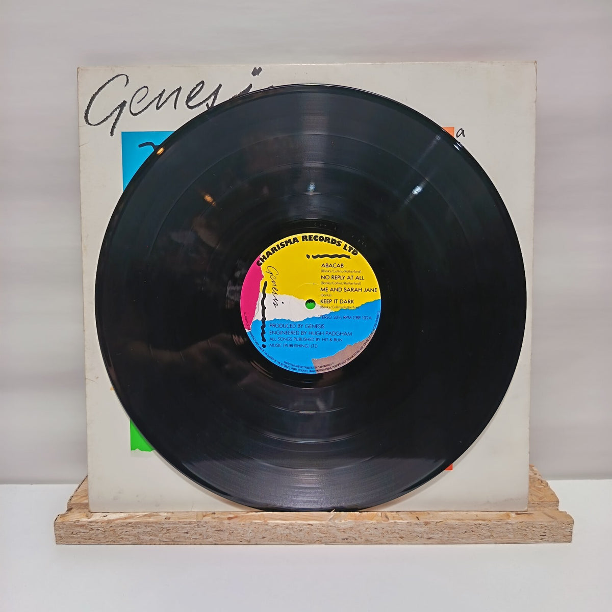 Genesis abacab vinyl record VG+/VG+ CBR 102
