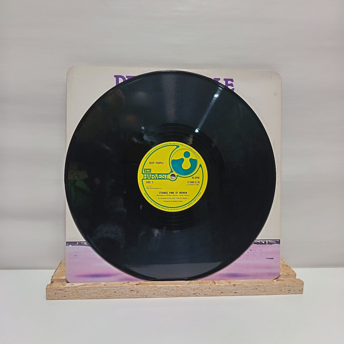 Deep Purple black night strange king of woman vinyl record 12" (12) HAR 5178