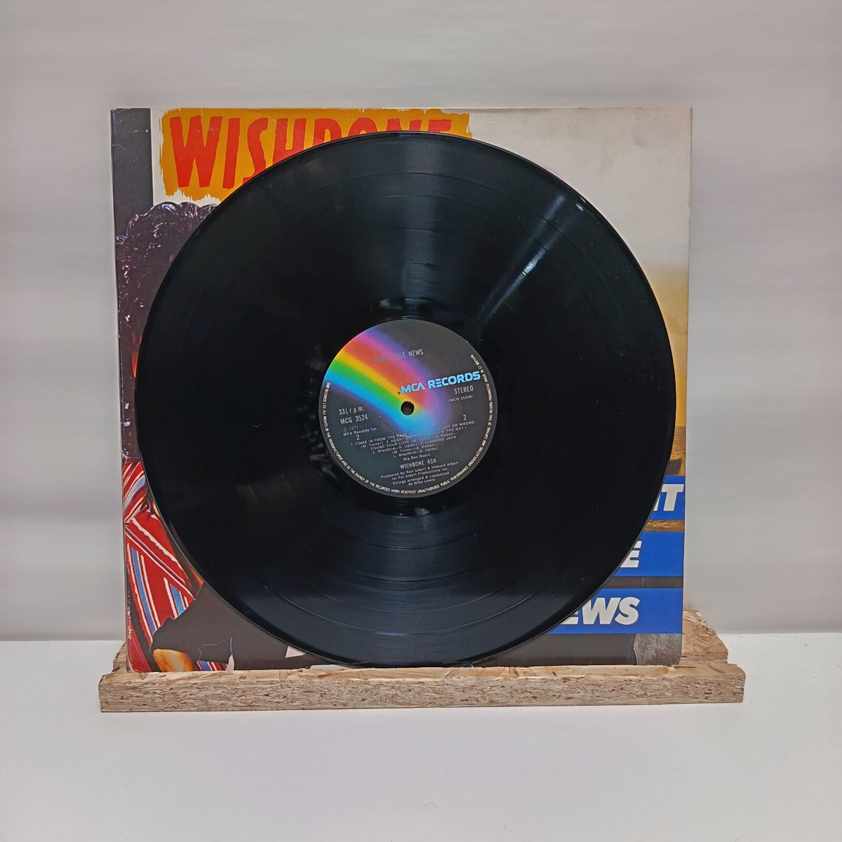 Wishbone Ash front page news vinyl record VG+/VG+ MCG 3524