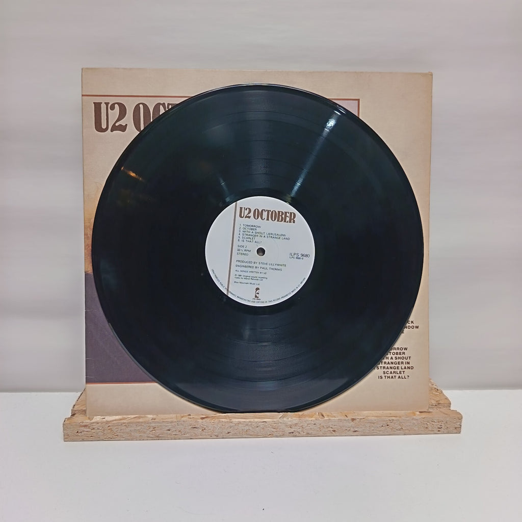 U2 october vinyl record VG+/VG+ ILPS 9680