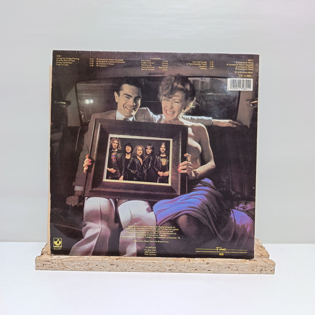 Scorpions lovedrive vinyl record VG+/VG+ FA 3080