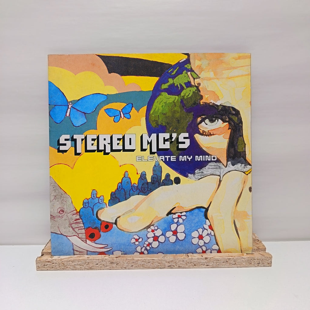 Stereo Mc's elevate my mind vinyl record 12" VG+/VG+ 12 BRW 186