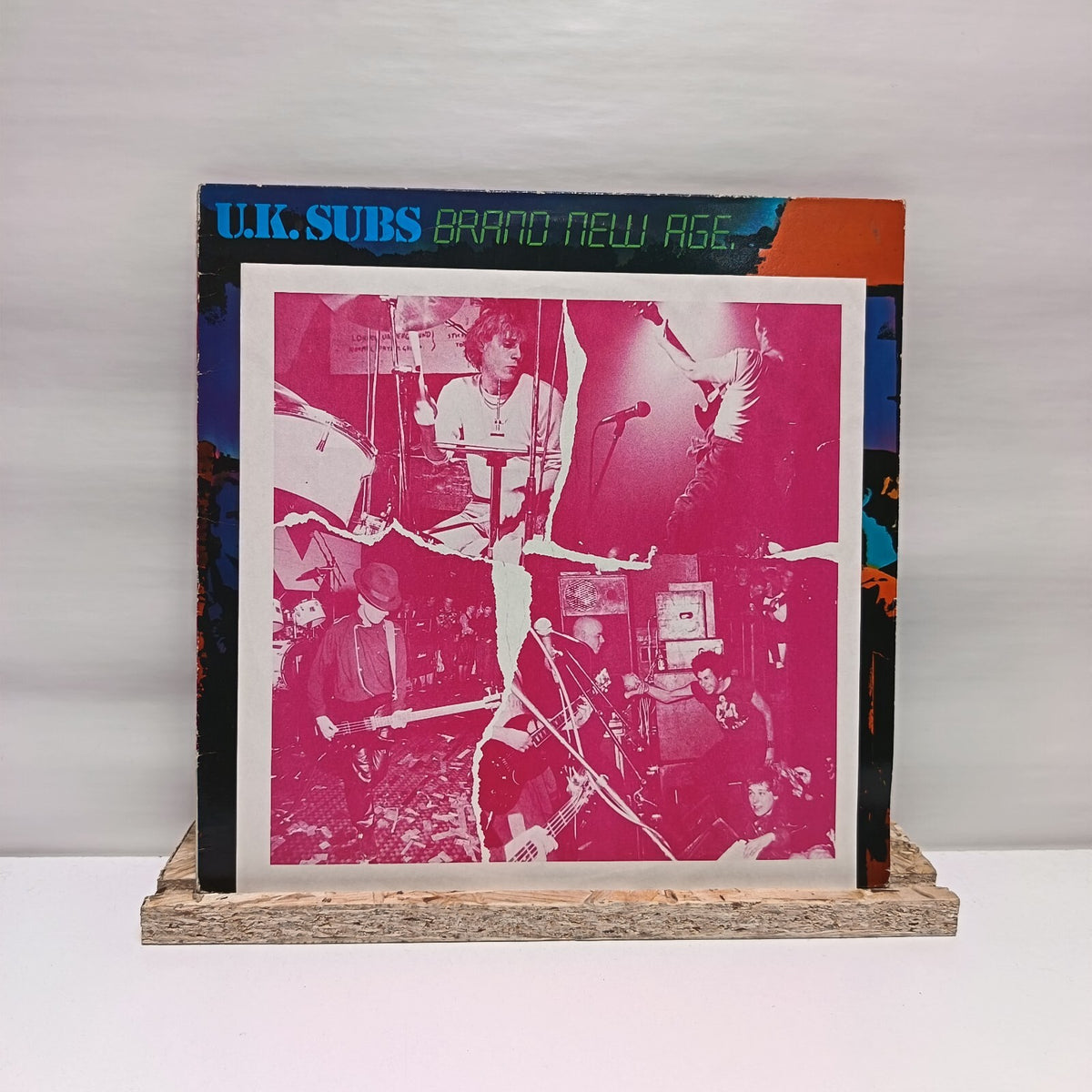 U.K. Subs brand new age vinyl record A1/B1 1980 VG+/VG+ GEMLP 106 with insert