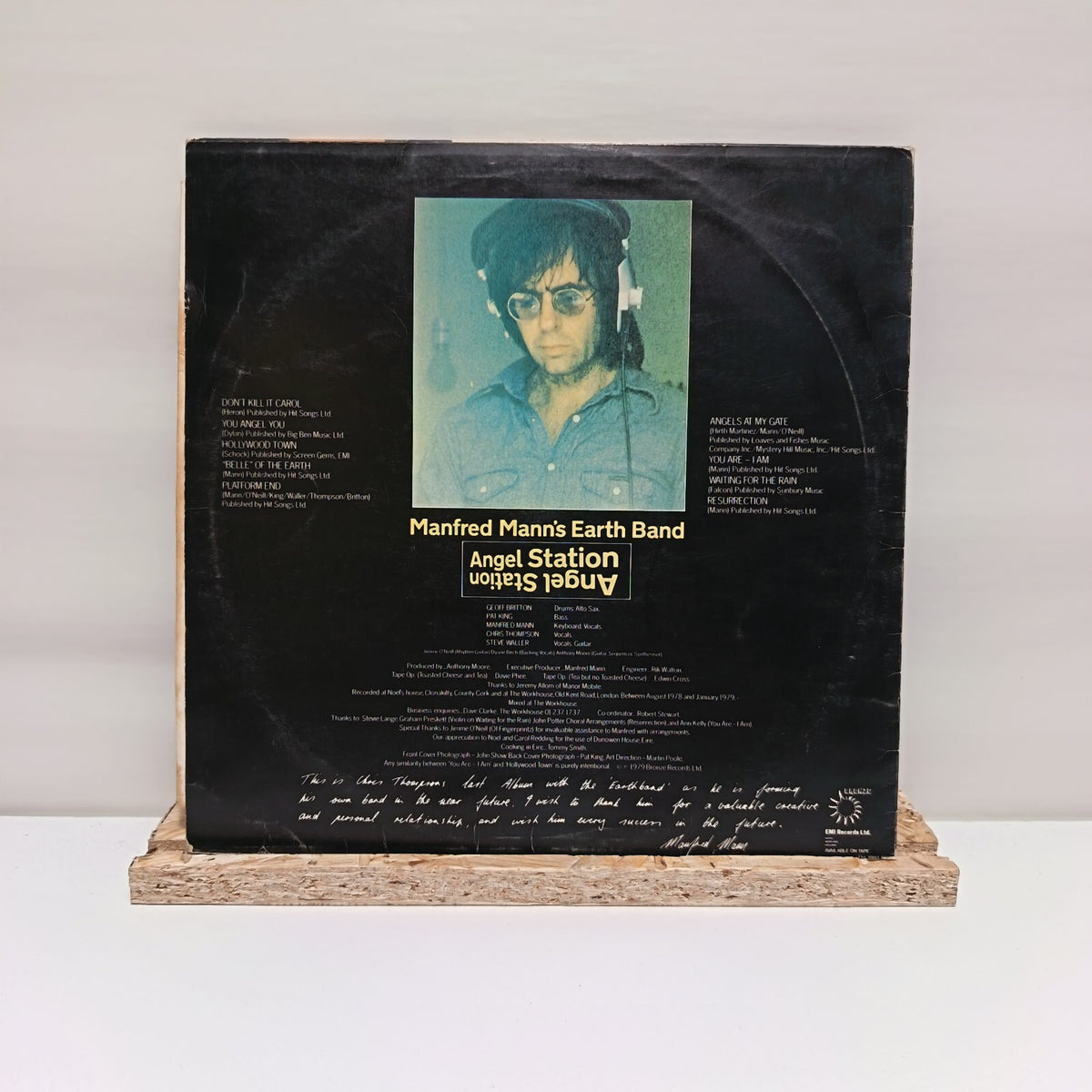 Manfred Mann angel station vinyl record VG+/VG+ BRON 516