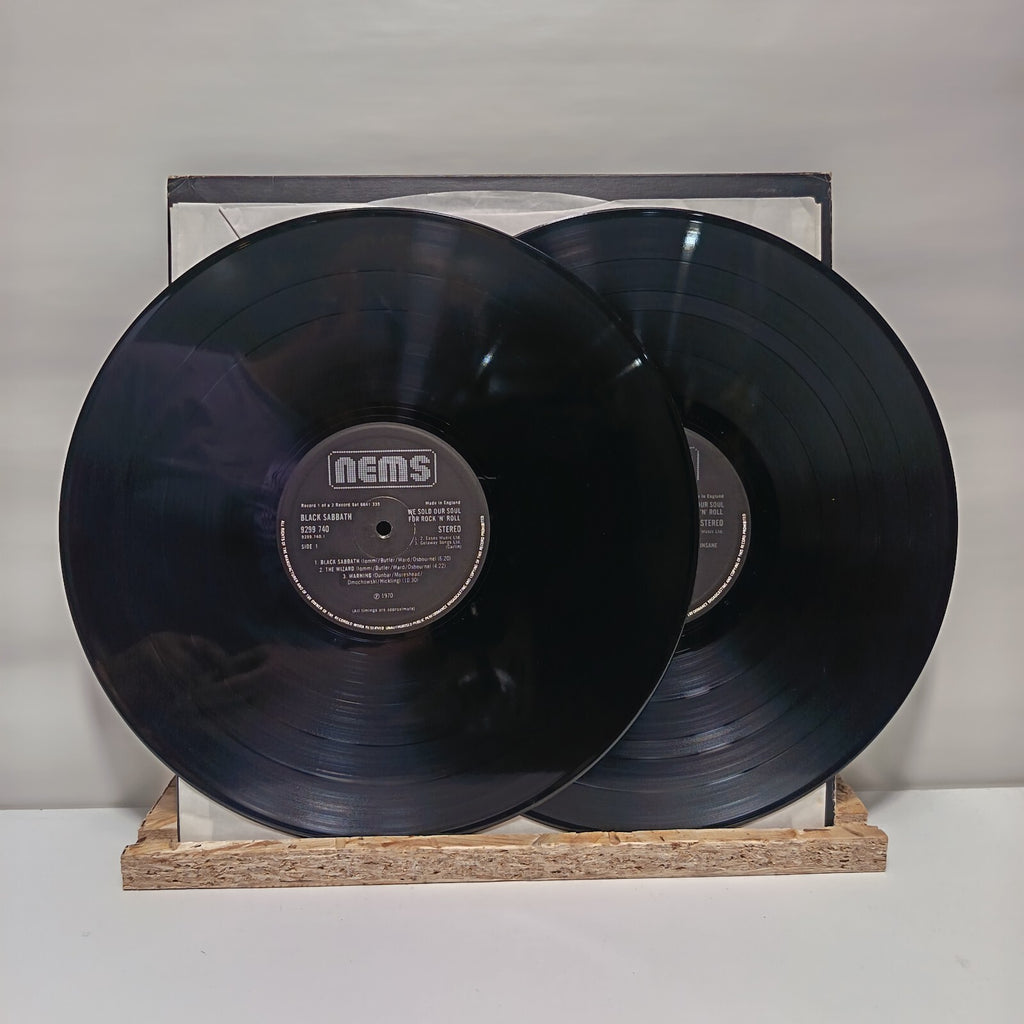 Black Sabbath we sold our soul for rock 'n' roll double vinyl record VG+/VG+