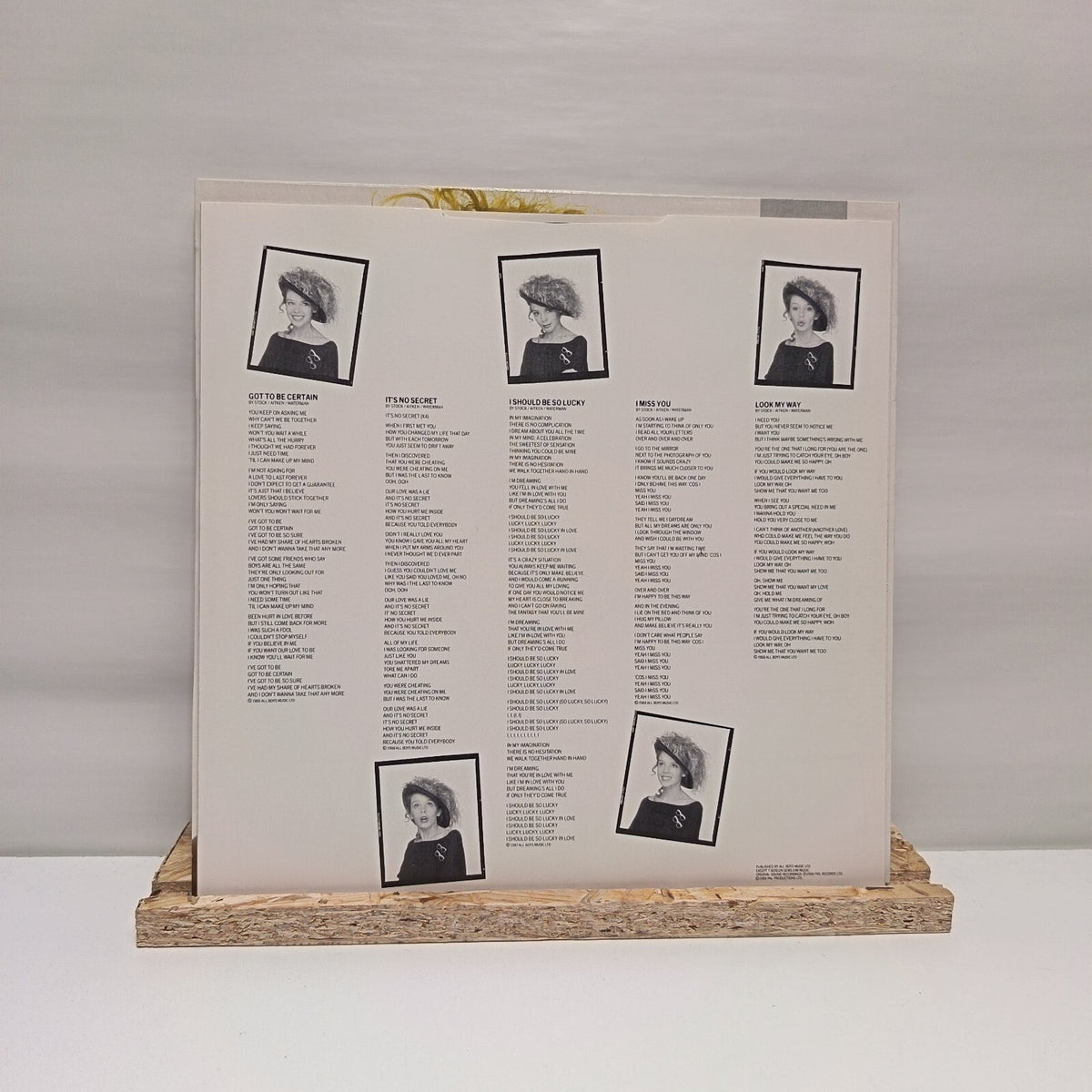 Kylie Minogue kylie vinyl record VG+/VG+ HF 3
