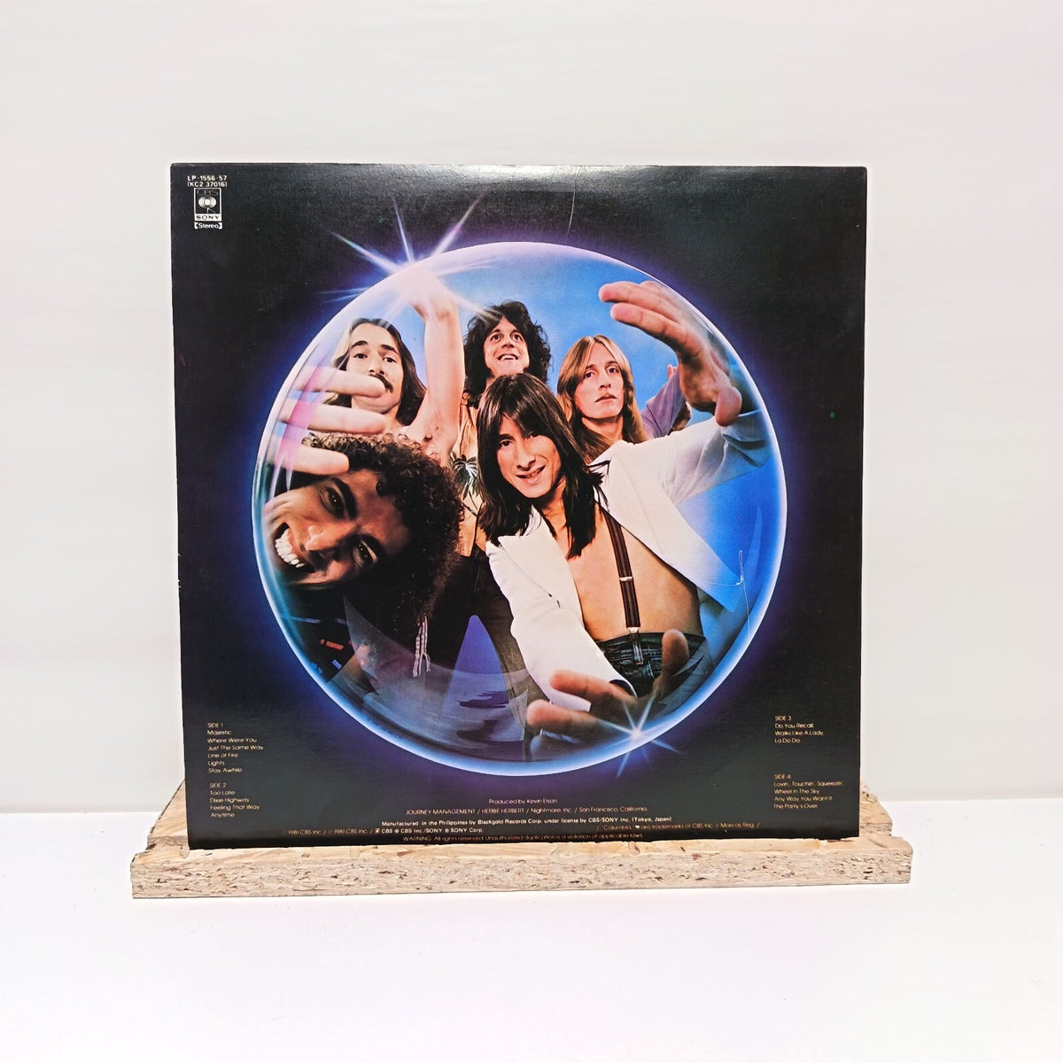 Journey captured double vinyl record EX/VG+ LP-1556-57