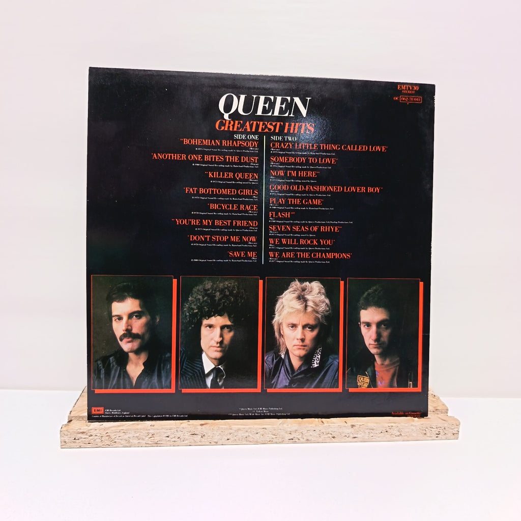 Queen greatest hits vinyl record EX/VG+ EMTV30