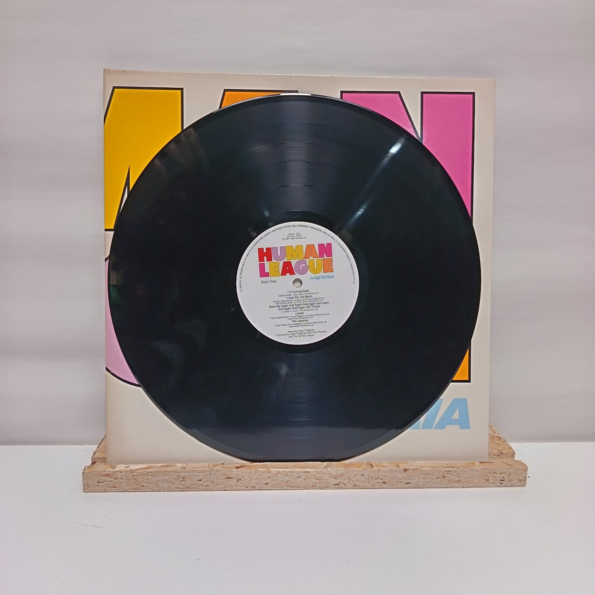 The Human League hysteria vinyl record EX/EX V2315