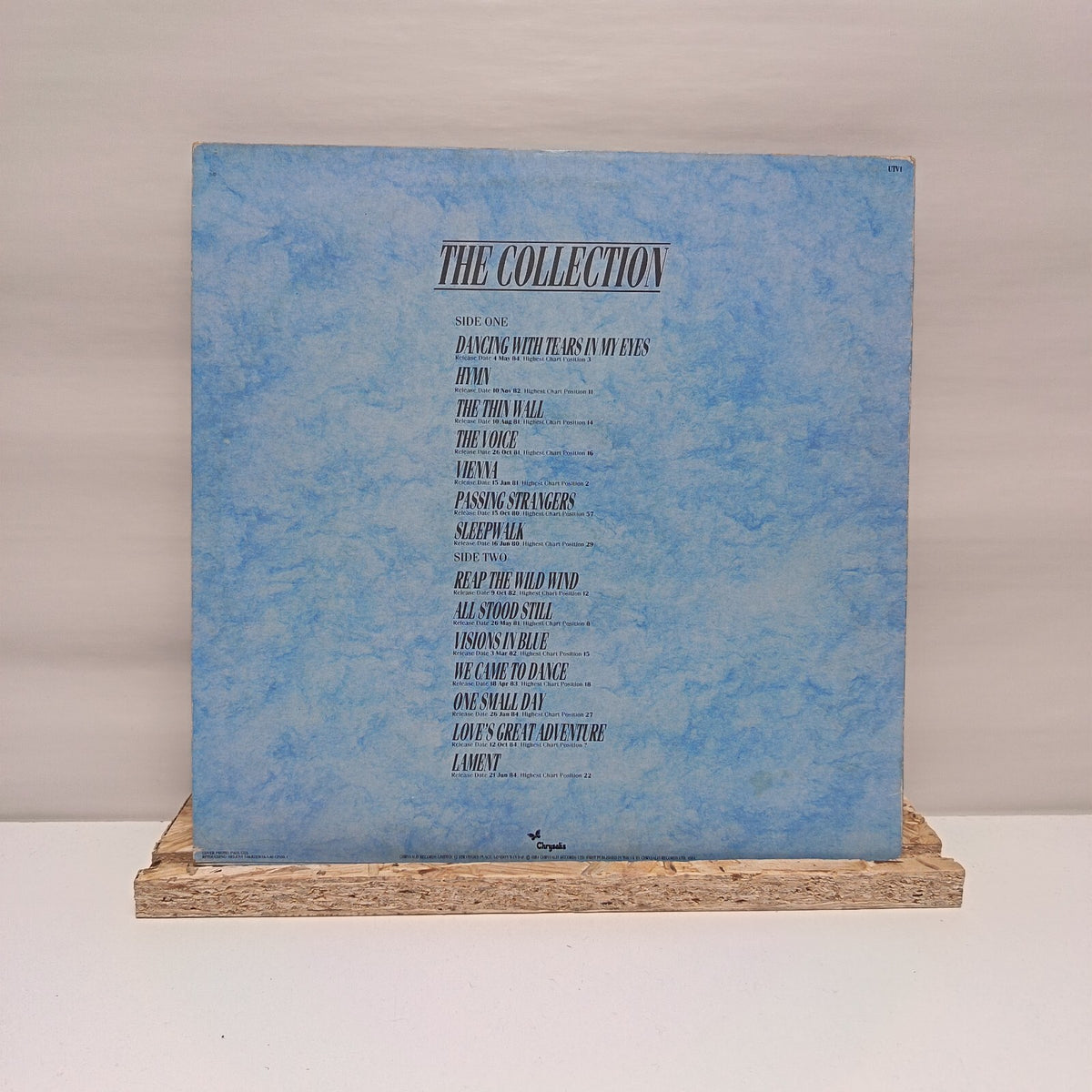 Ultravox the collection vinyl record EX/VG+ UTV1