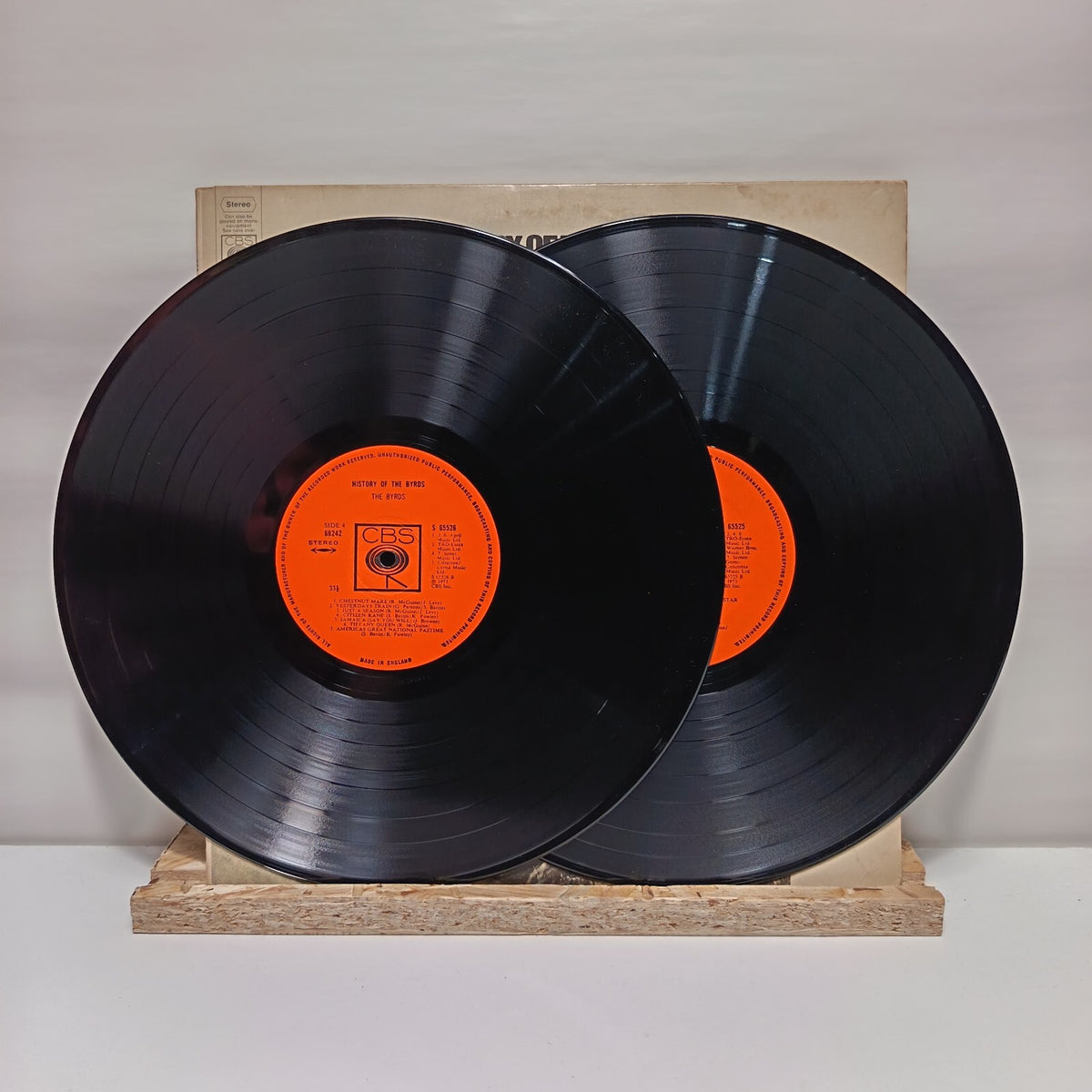 The Byrds history of the byrds double vinyl record VG+/VG+ 68242
