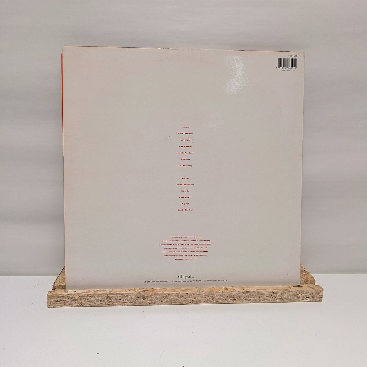 Deborah Harry def dumb & blonde vinyl record VG+/VG+ CHR 1650