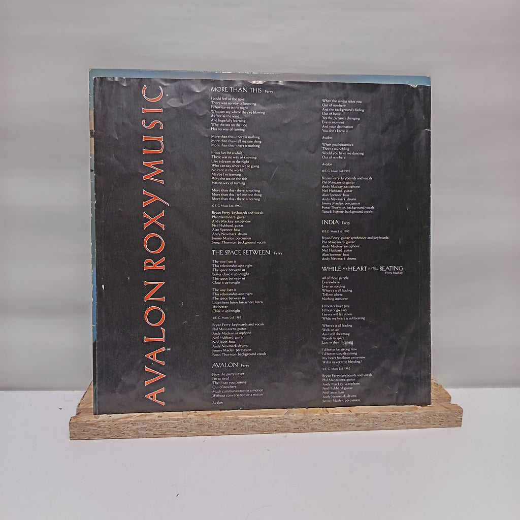 Roxy Music avalon vinyl record VG+/VG+ EGHP 50