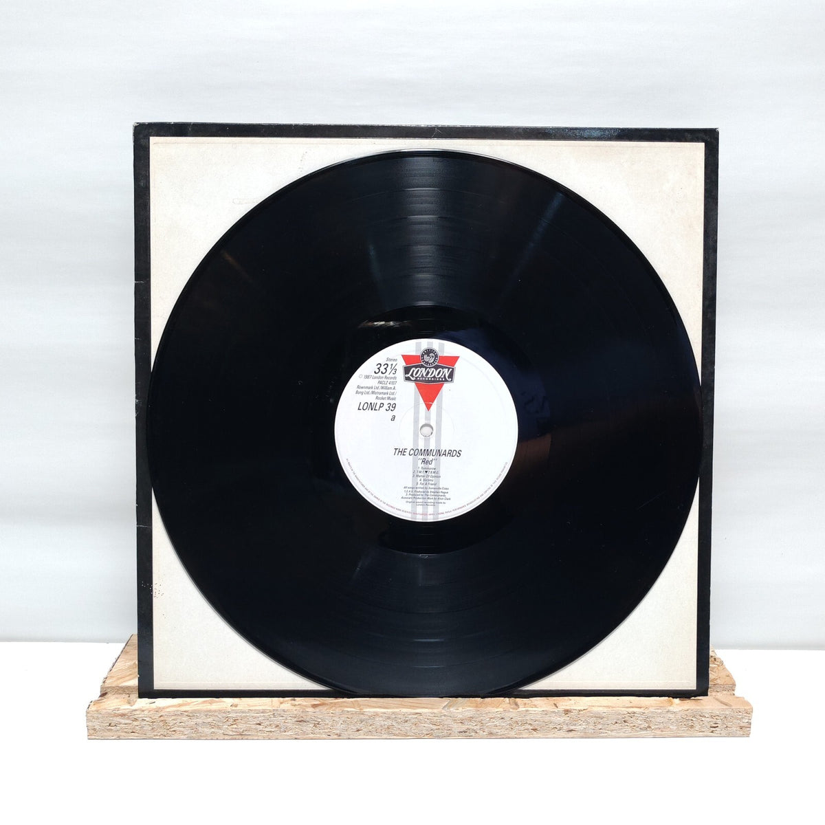 The Communards red vinyl record VG+/VG+ LONLP39