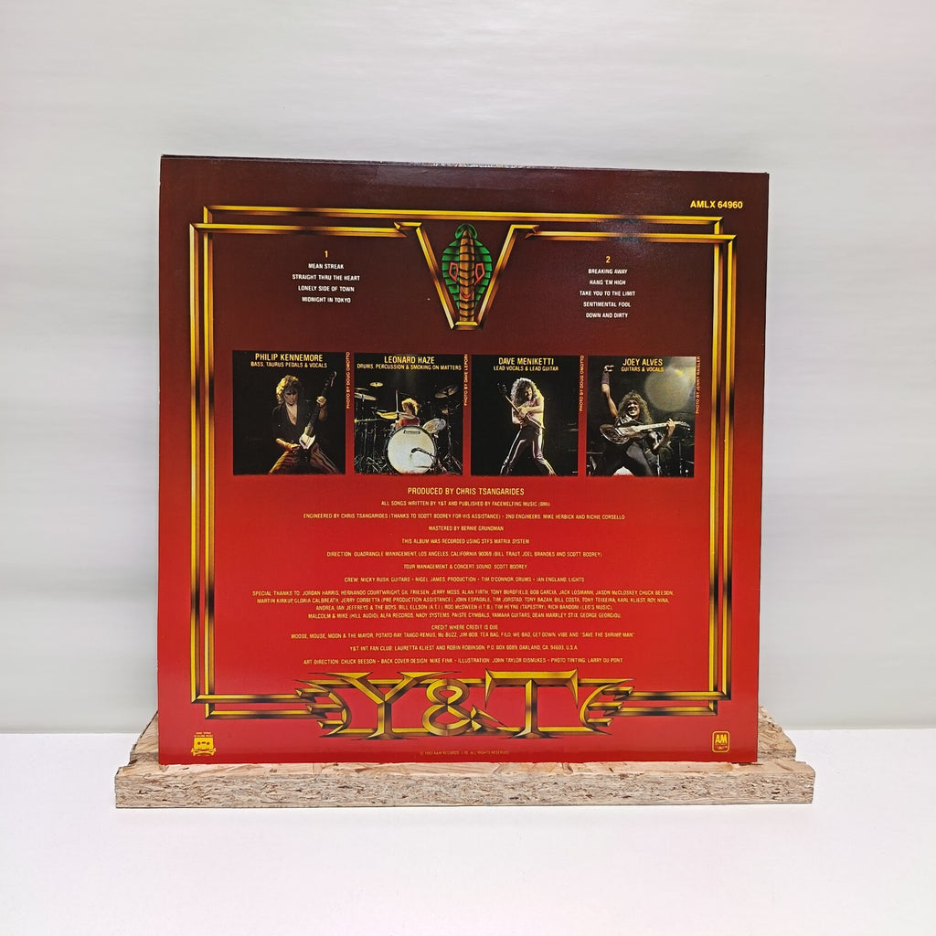 Y&T mean streak vinyl record EX/EX AMLX 64960