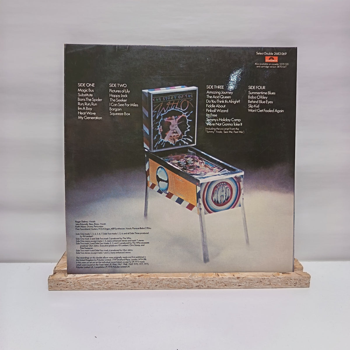 The Who the story of the who double vinyl record EX/VG+ 2683 069