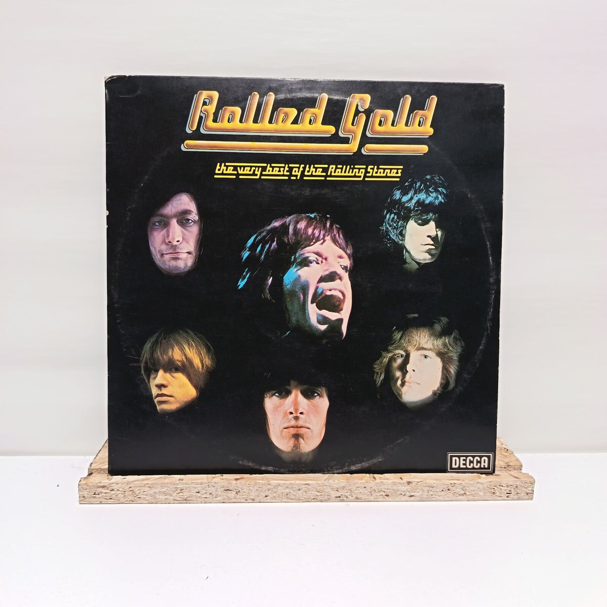 The Rolling Stones the very best of double vinyl record VG+/VG+ ROST 1/2