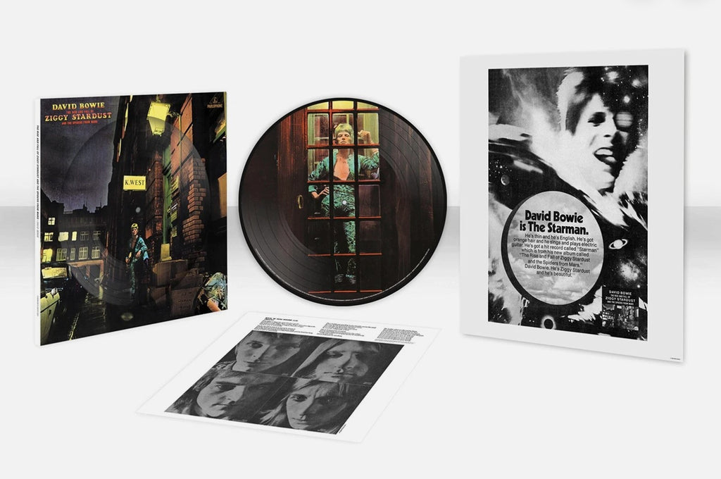 David Bowie ziggy stardust vinyl record picture disc
