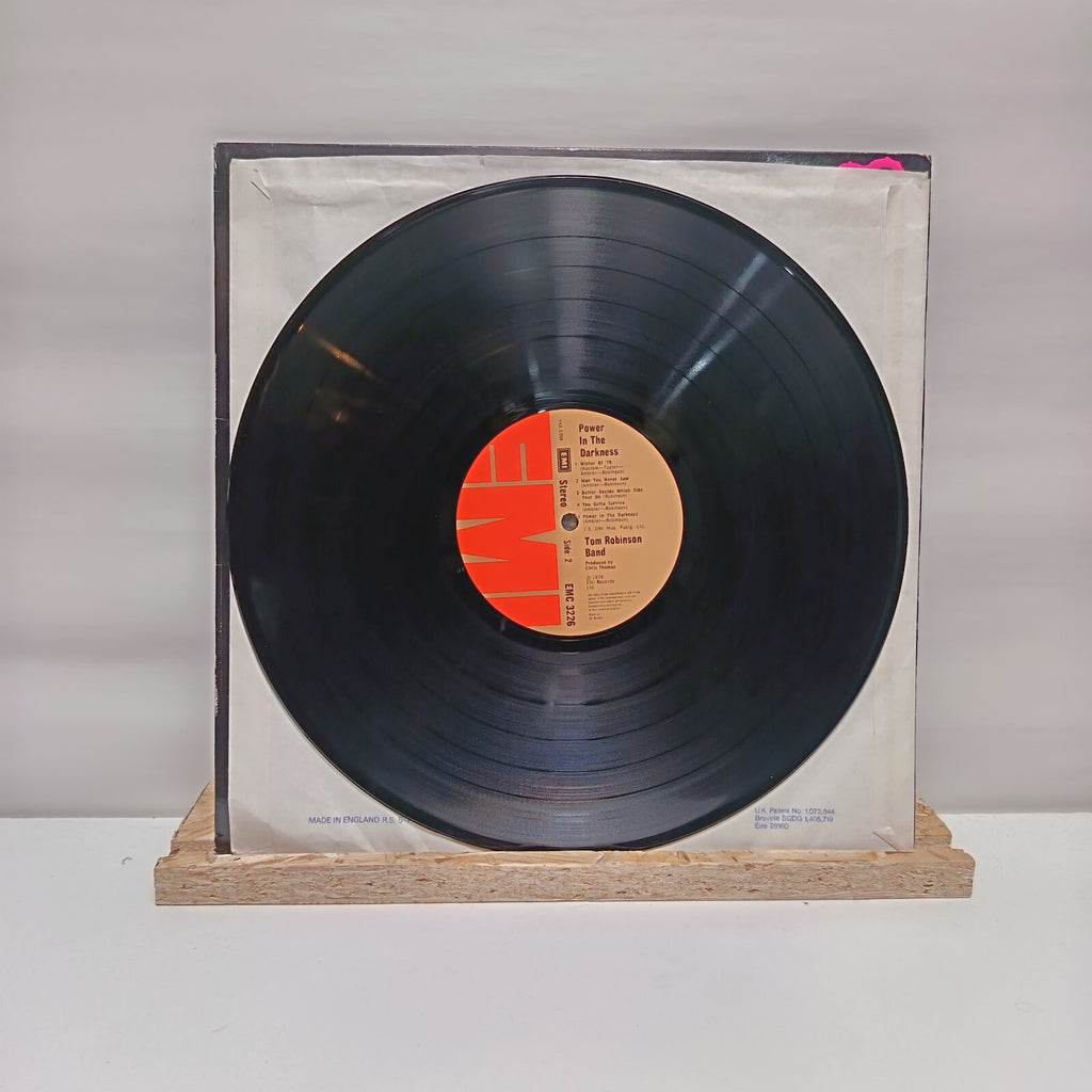 Tom Robinson power in the darkness vinyl record VG+/VG+ EMC 3226