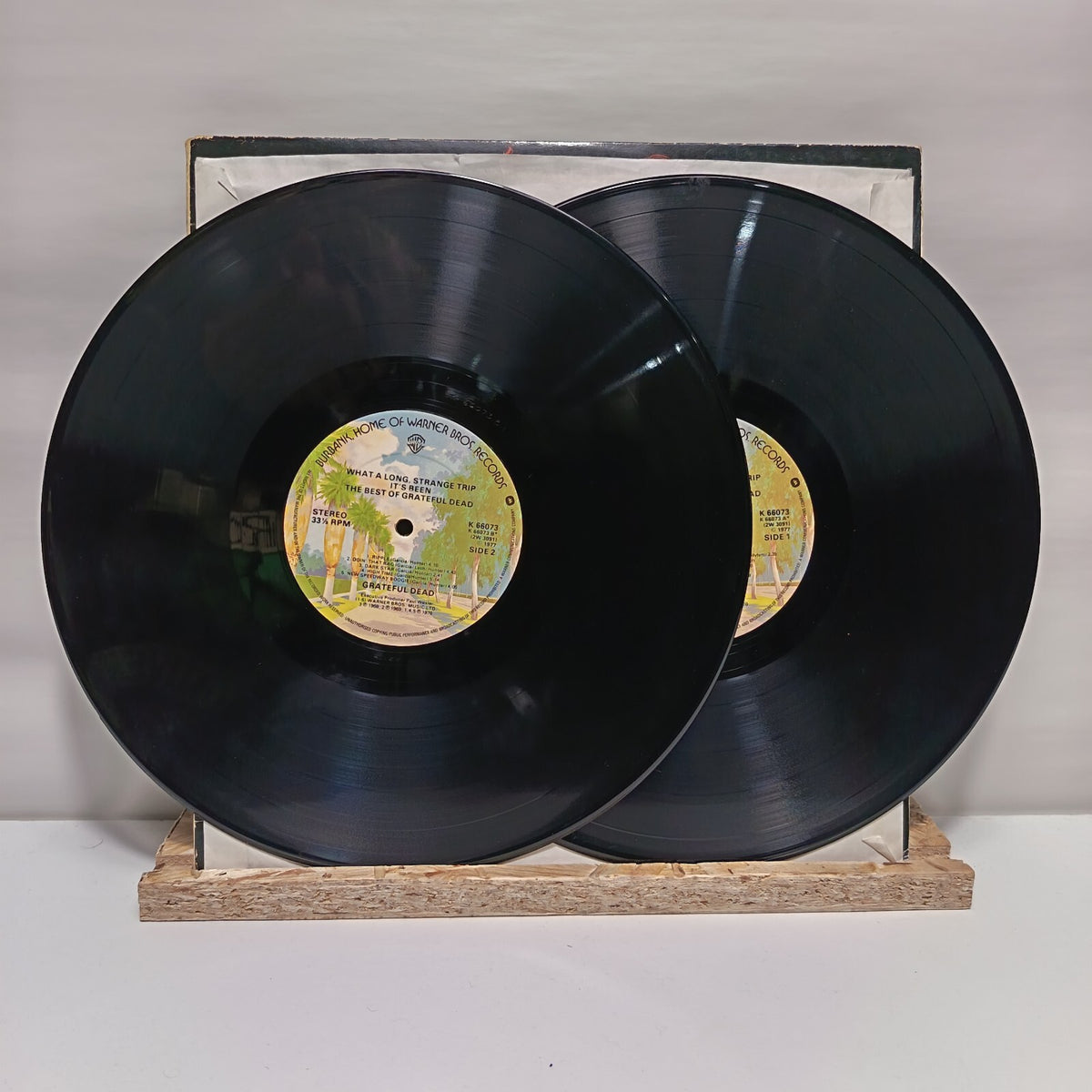Grateful Dead the best of the grateful dead double vinyl record VG+/VG+ K66073