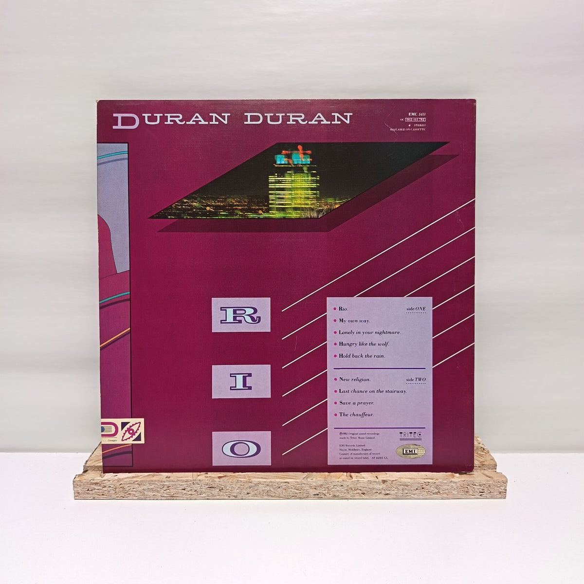 Duran Duran rio vinyl record VG+/VG+ EMC 3411