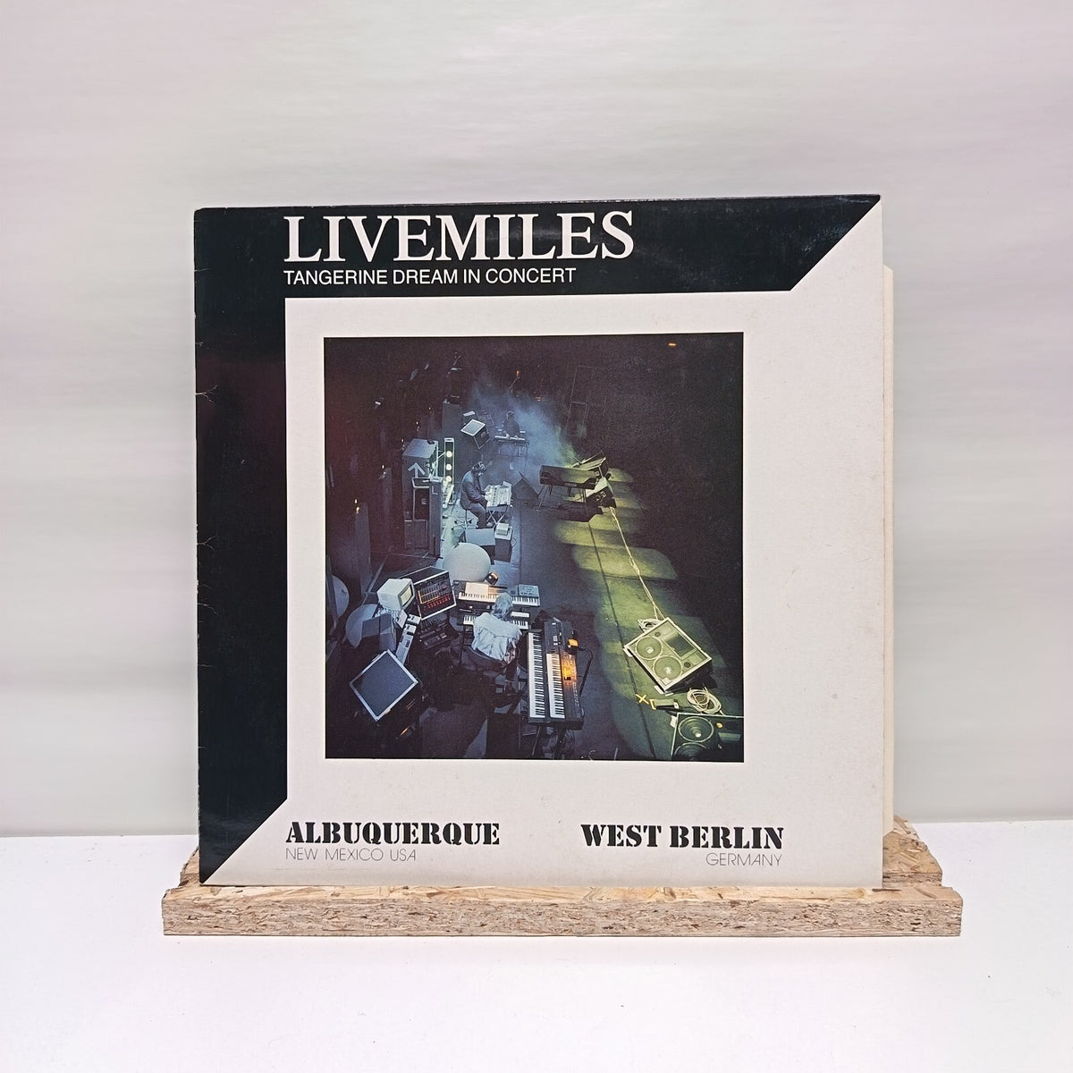 Tangerine Dream in concert livemiles vinyl record VG+/VG+ HIP 62