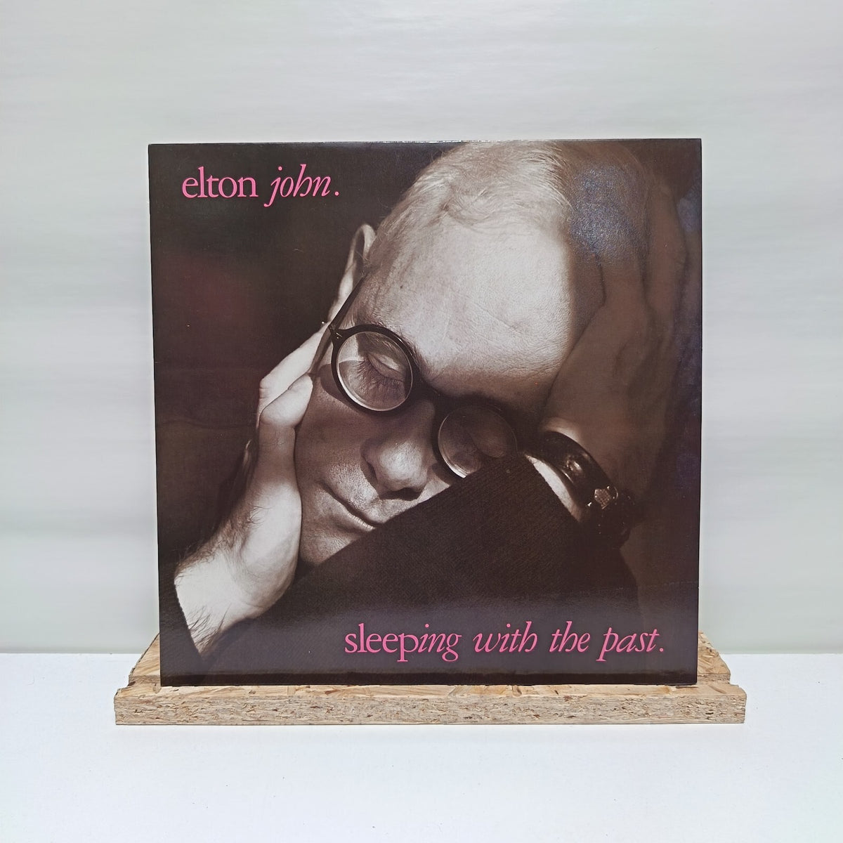Elton John sleeping with the past vinyl record EX/EX 838 839-1