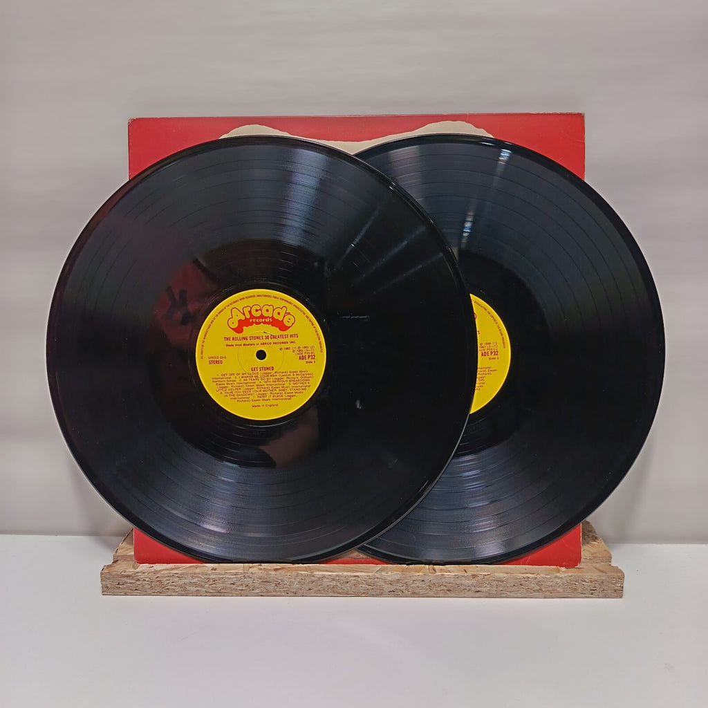 The Rolling Stones get stoned double vinyl record VG+/VG+ ADE P32
