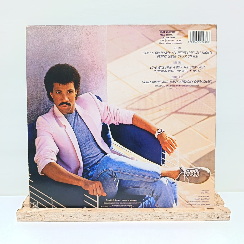 Lionel Ritchie can't slow down vinyl record VG+/VG+ ZL 72020