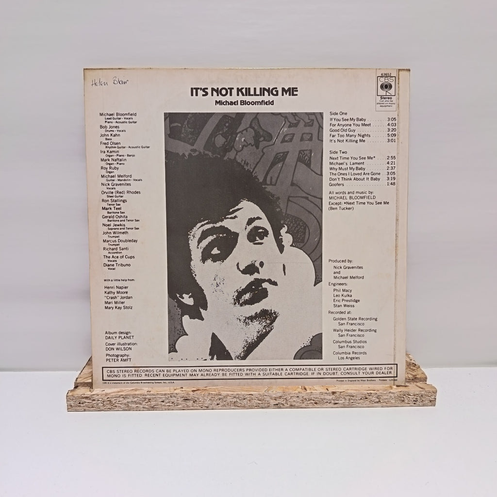 Michael Bloomfield it's not killing me vinyl record 1969 VG+/VG 63652