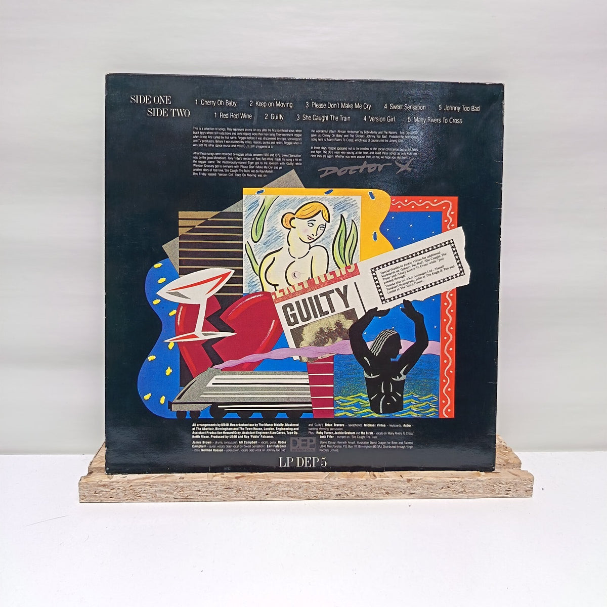 UB40 labour of love vinyl record VG+/VG+ LP DEP 5