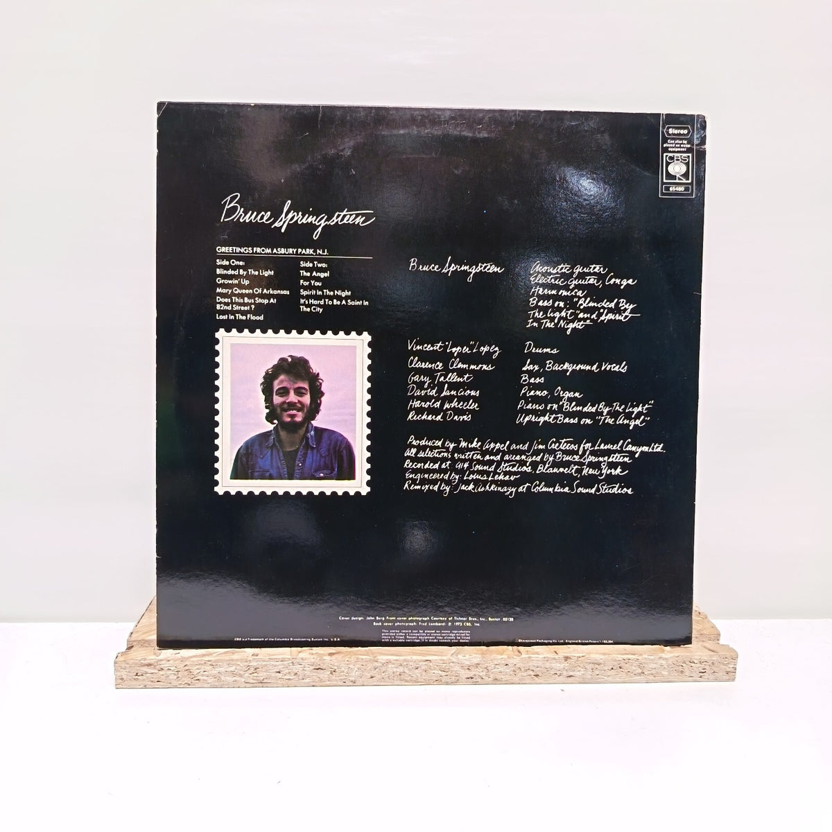 Bruce Springsteen greetings from asbury park vinyl record VG+/VG+ 65480