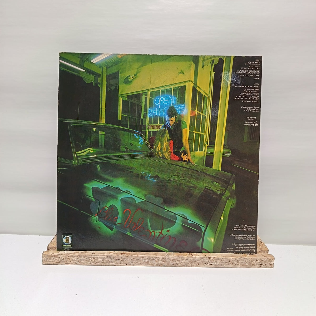 Tom Waits blue valentine vinyl record VG+/VG+ AS 53 088