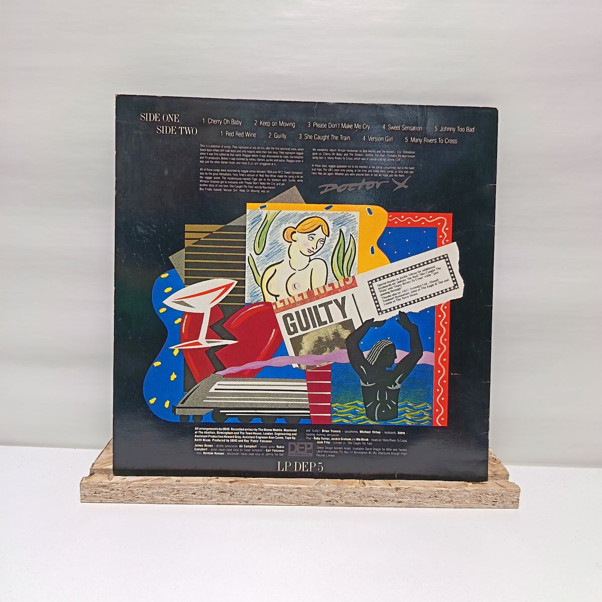 UB40 labour of love vinyl record VG+/VG+ LP DEP 5