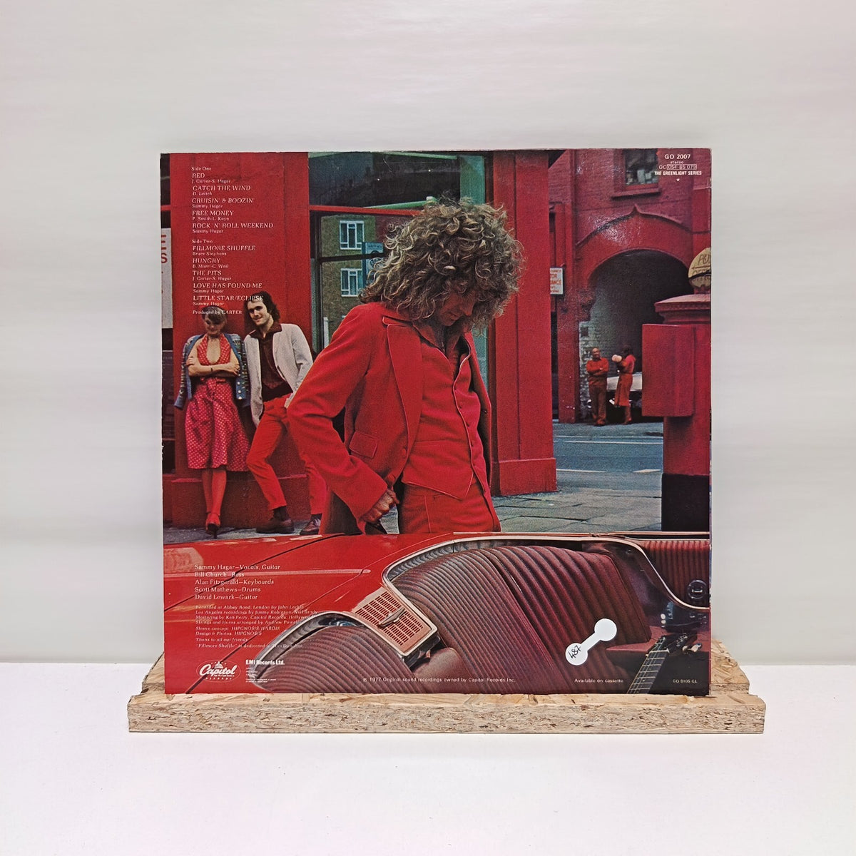 Sammy Hagar self titled vinyl record VG+/VG+ GO 2007