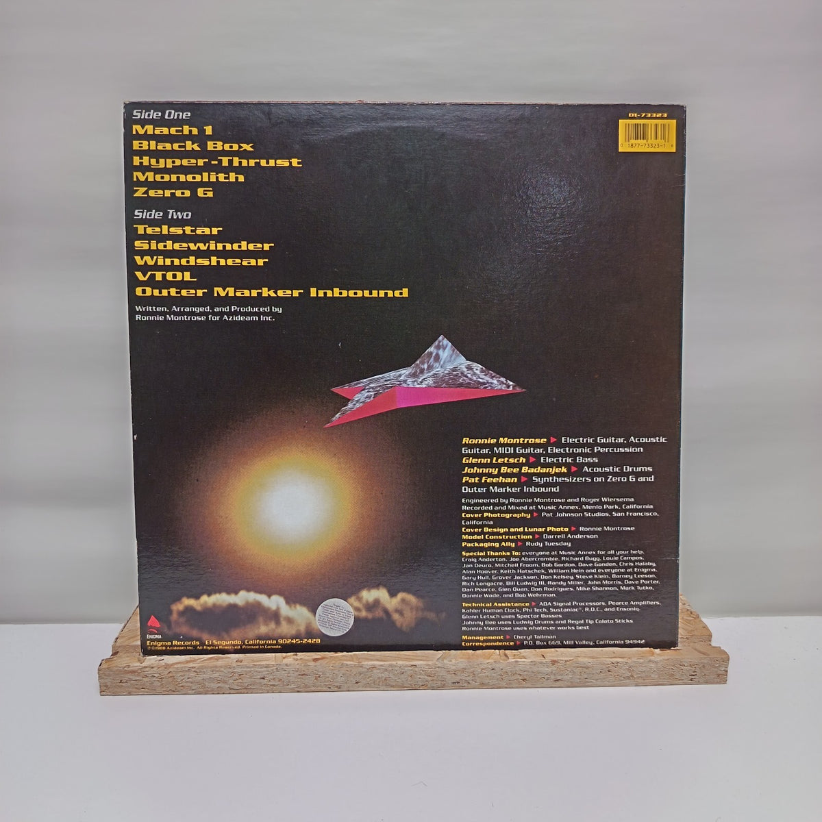 Ronnie Montrose the speed of sound vinyl record VG+/VG+ D1-73323