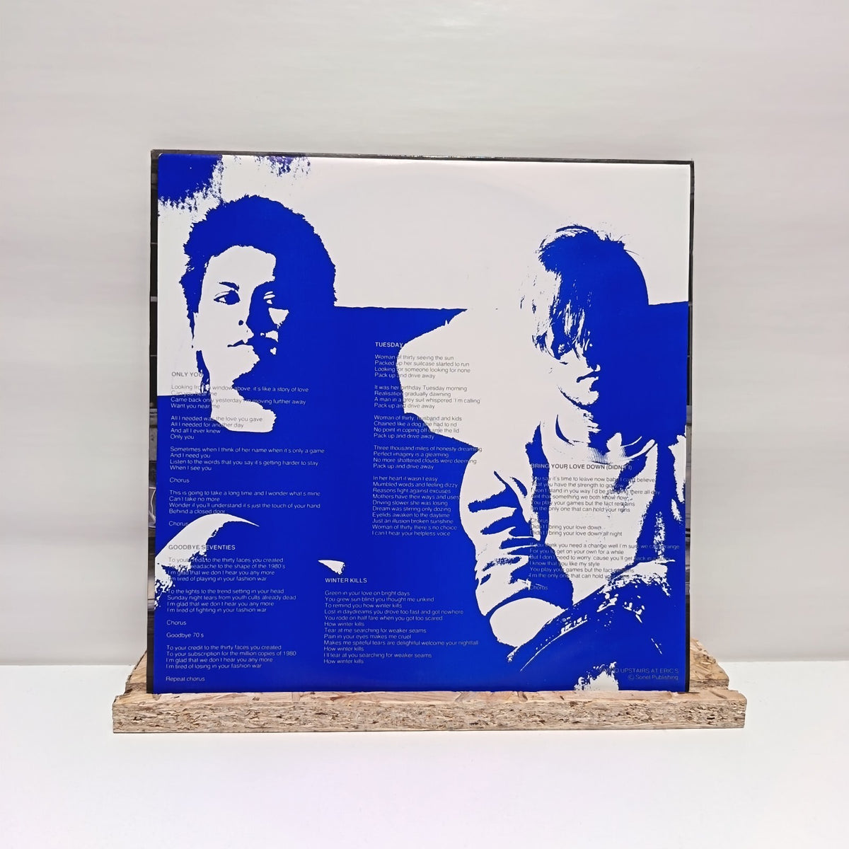 Yazoo upstairs at eric's vinyl record EX/EX STUMM 7