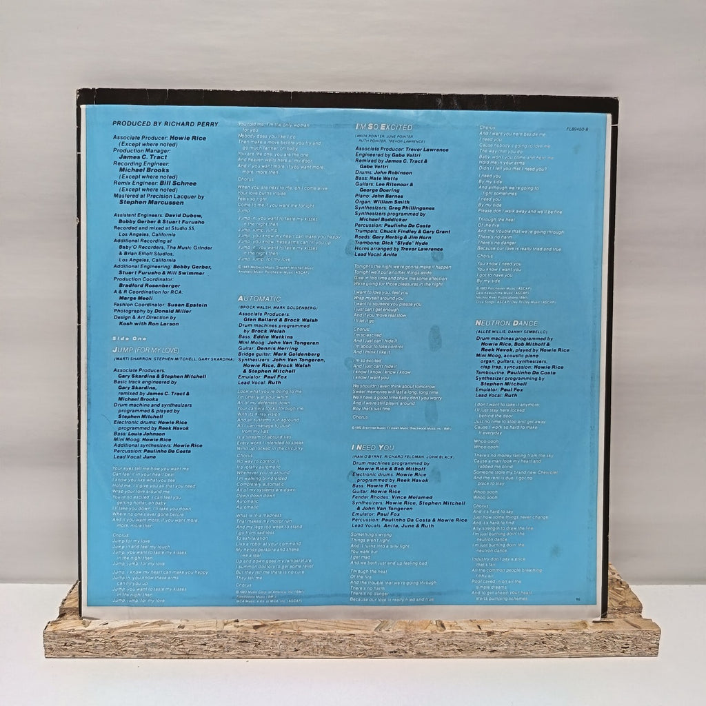 Pointer Sisters break out vinyl recordVG+/VG+ FL89450
