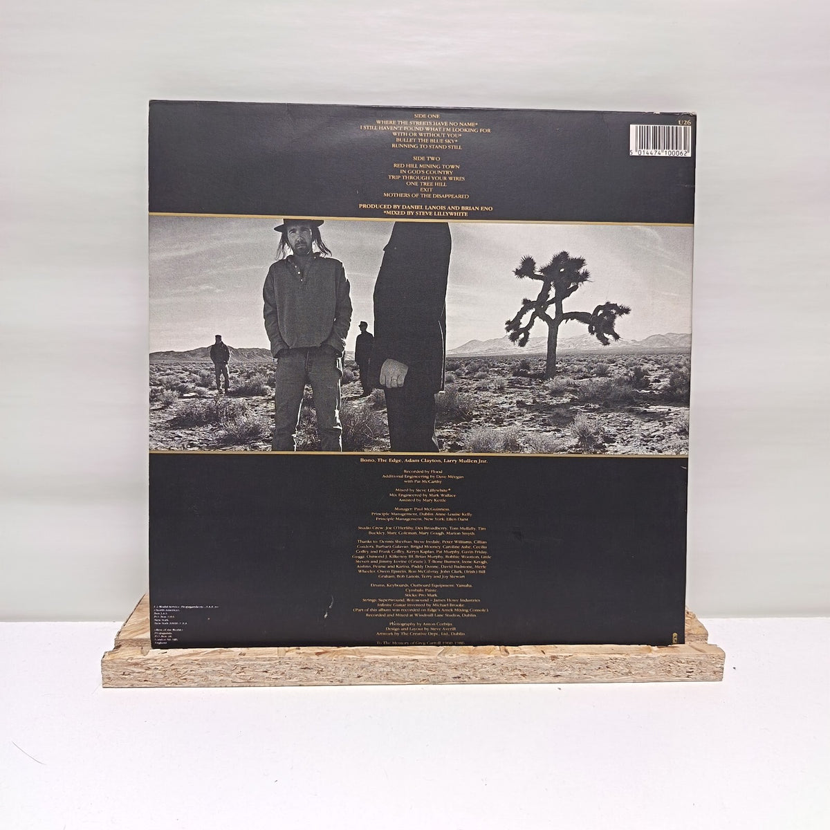 U2 the joshua tree vinyl record VG+/VG+ U26