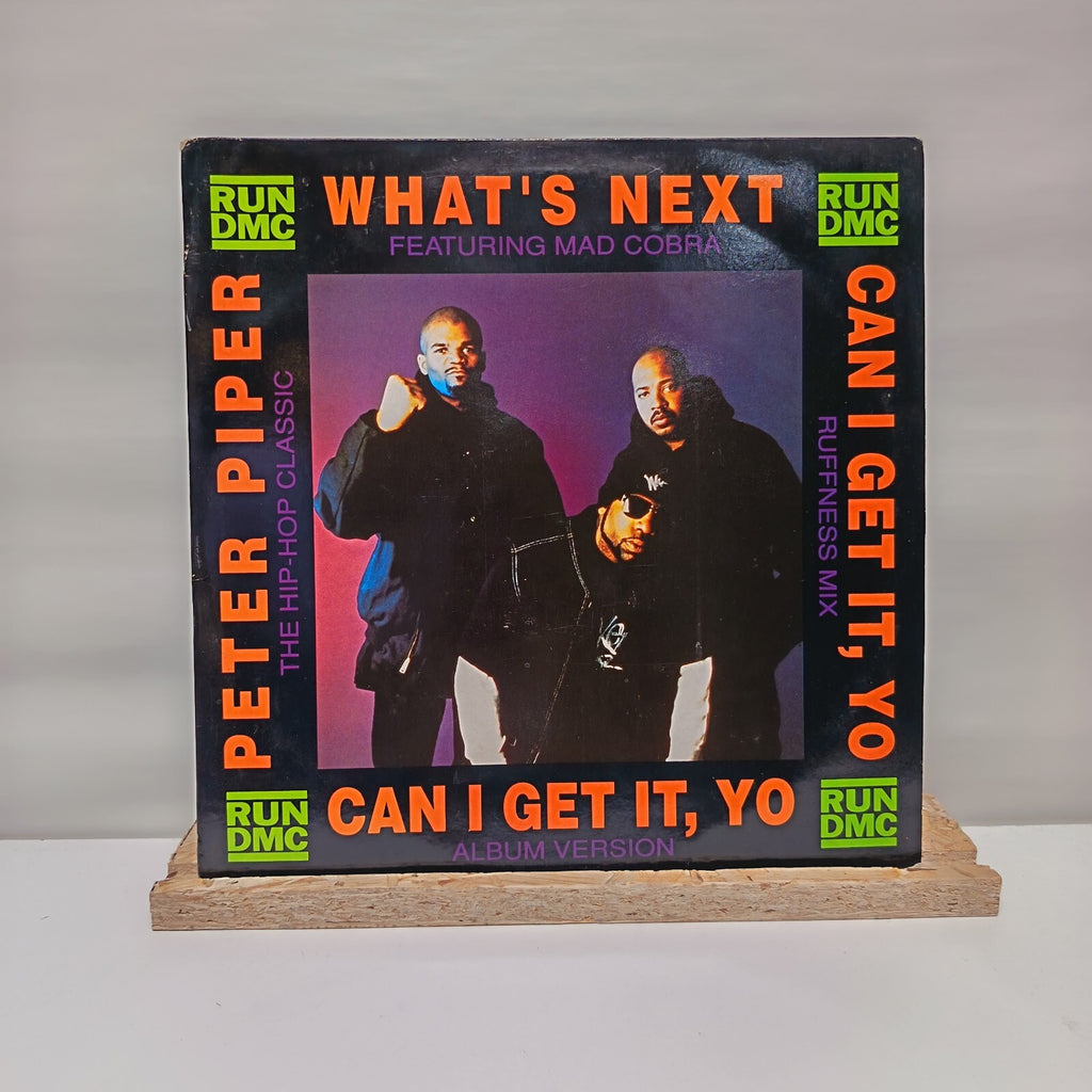 Run DMC can I get it, yo vinyl record 12" VG+/VG+ PROFT 405