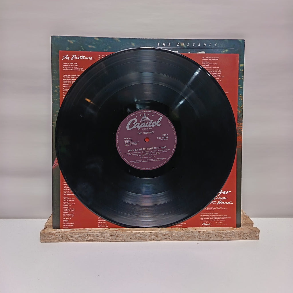 Bob Seger & the Silver Bullet Band the distance vinyl record VG+/VG EST 12254
